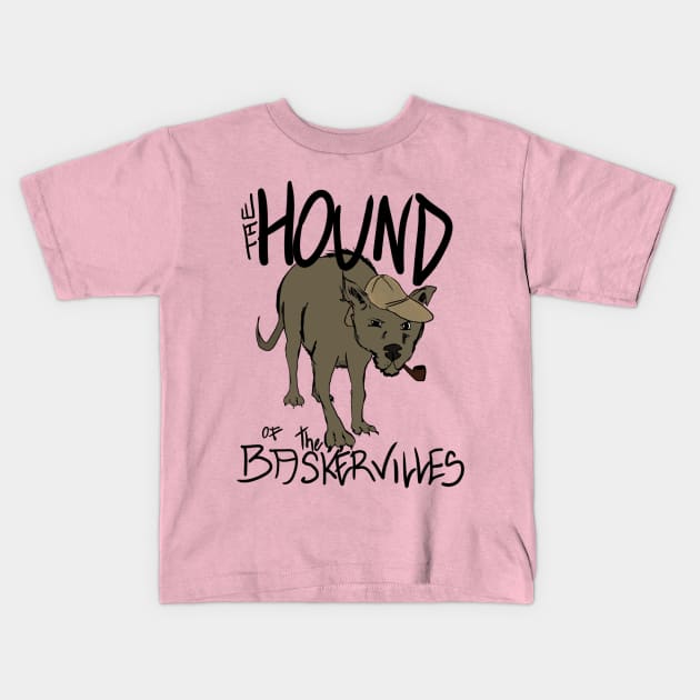 The Hound of the Baskervilles Kids T-Shirt by Hernandextore